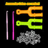 ColorCraft 600Piece Loom Bands Kit For DIY Bracelets And Jewelry 7