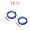 Round And Rectangle Knitting Loom Set For Hats Scarves And DIY Crafts 21
