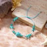 Boho Shell Starfish Turtle Woven Beach Bracelet 4