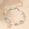 Boho Shell Starfish Turtle Woven Beach Bracelet 5
