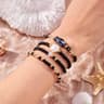 Boho Shell Starfish Turtle Woven Beach Bracelet 14