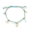 Boho Multicolor Virgin Mary Braided Bracelet With Pearl Charm 9
