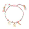 Handmade Ocean Charm Braided Bracelet With Starfish Shell And Fish Pendants 18