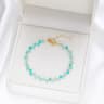 3MM Natural Stone Tourmaline Beaded Bracelet For Women 15
