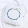 3MM Natural Stone Tourmaline Beaded Bracelet For Women 17