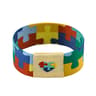 Colorful Autism Awareness Puzzle Stretch Bracelet 8
