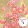 LED Rose Flower String Lights For Wedding And Romantic Decor 8
