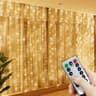 USB LED Curtain String Lights With 8 Lighting Modes For Bedroom Wedding And Holiday Decor 5