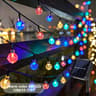12M 100 LED Solar Bubble Ball String Lights With 8 Lighting Modes 8
