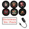 USB Christmas Projector Light With Switchable Santa And Reindeer Patterns 9