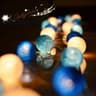 CozyGlow Cotton Ball LED Fairy String Lights 8