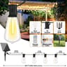 ST38 Solar String Lights With Remote Shatterproof Outdoor Patio Lights 9