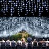 5M Waterfall LED Curtain String Lights With 8 Modes For Eaves And Holiday Decor 8