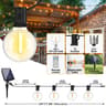 G40 Shatterproof Solar String Lights With USB Charging And Remote 6