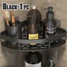 No Drill Aluminum Bathroom Corner Shelf Shower Organizer 6
