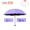 Water Bloom UV Protection Folding Umbrella For Sun And Rain 9