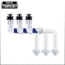 FlipTop AntiOdor Sink Drain With Flexible AntiClog Pipe 10