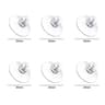 6Pcs Strong PVC Suction Cup Hooks With M4 Screw And Plastic Nut 6