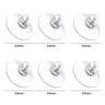 6Pcs Strong PVC Suction Cup Hooks With M4 Screw And Plastic Nut 8