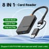 8in1 USB 30 Multi Card Reader Hub For SD TF CF MS And USB Devices 6