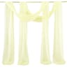 2 Pack Terracotta Wedding Arch Drapes Sheer Chiffon Backdrop Curtains 9