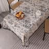 Vintage Blue Pattern Cotton Linen Rectangle Tablecloth Washable Dining Table Cover 12