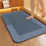 Soft Diatomaceous Earth Bath Mat Fast Drying Non Slip Absorbent Floor Mat 7