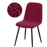 Modern Stretch Short Back Chair Cover For Office Dining And Banquet Chairs 11