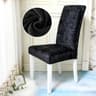 Velvet Stretch Dining Chair Cover Soft Parsons Chair Slipcover Protector 10