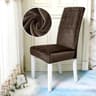 Velvet Stretch Dining Chair Cover Soft Parsons Chair Slipcover Protector 11