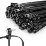 100500PCS Screw Mount Nylon Cable Ties SelfLocking Wire Organizer 6
