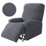 4 Piece Jacquard Stretch Recliner Chair Cover Soft NonSlip Furniture Protector 8