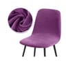 Velvet Stretch Bar Chair Cover Soft Solid Color Protective Slipcover 9