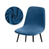 Velvet Stretch Bar Chair Cover Soft Solid Color Protective Slipcover 17