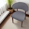 CShaped Stretch Dining Chair Cover Set For Curved Backrest Protection 4