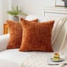 Textured Chenille Plaid Throw Pillow Cover For Sofa Bed And Living Room Decor 10