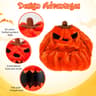 Plush Santa Motorcycle Helmet Cover Christmas Riding Accessory 4