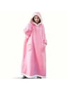 Cozy Oversized Wearable Blanket Hoodie With Sleeves And Pockets 4