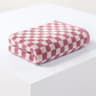 Plaid Cotton Bath Towel Set Soft Absorbent Lightweight Bathroom Towels 10