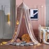 Battilo Kids Bed Canopy Mosquito Net 256 X 1063 Inch Round Hanging Play Tent 12