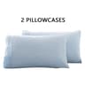 Soft Breathable Envelope Pillowcase Set 2PCS For Queen And King Beds 10