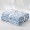 Cotton Cable Knit Throw Blanket Soft Cozy Decorative Bed And Sofa Blanket 15