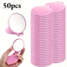 50PCS Mini Folding Pocket Makeup Mirrors For Travel And Everyday TouchUps 7