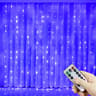 3M6M USB LED Curtain Fairy Lights With Remote And 8 Lighting Modes 12