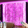 USB LED Window Curtain Lights With Remote And 8 Lighting Modes 7