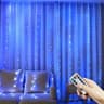 USB LED Curtain String Lights 8 Modes With Remote Control 3M 6M 7
