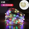 5M10M USB Waterproof Copper Wire LED Fairy String Lights 6