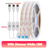 USB Dimmable LED Strip Light 5V 60 LEDs Per Meter Adhesive Cabinet And Room Lighting 8