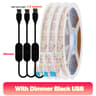USB Dimmable LED Strip Light 5V 60 LEDs Per Meter Adhesive Cabinet And Room Lighting 10