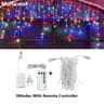 35M40M LED Icicle Curtain String Lights With 8 Modes For Outdoor Holiday Decor 7